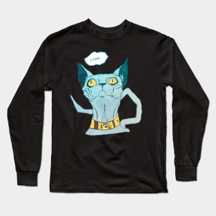 Lying Cat from Saga - Lying...heh Long Sleeve T-Shirt